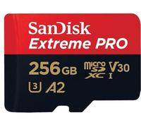 Sandisk MicroSDXC Extreme Pro 256GB 200mb/s U3 V30 A2