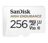 SanDisk 256GB High Endurance microSDXC card for IP cams & dash cams +