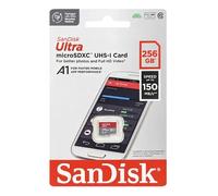 SanDisk 256GB Ultra microSDXC UHS-I Memory Card with Adapter 150MB/s New