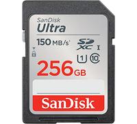 SanDisk 256GB Ultra SDXC UHS-I Card - 150MB/s, Class 10 U1, A1 App Performance, New