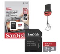 Sandisk 32GB Ultra 653x 98MB/s Class 10 UHS-I Micro SD SDHC Memory Card WH