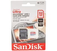 SanDisk 32GB Ultra microSDHC card for Digital cameras and Full HD videos + SD...