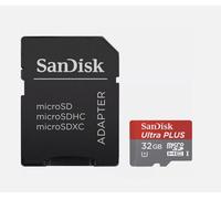 Sandisk 32GB ultra PLUS micro SDHC UHS-I Card class 10 with adapter