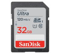 SanDisk 32GB Ultra SDHC SD Card Class 10 UHS-I Memory Card 120MB/S For Camera