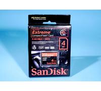 SanDisk 4GB UDMA Extreme Compact Flash Memory Card 40 MB/s 267X SDCFX-004G-X46