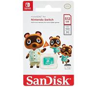 SanDisk - 512GB microSDXC UHS-I Memory Card Animal Crossing Leaf Edition for Nintendo Switch, Switch Lite and Switch