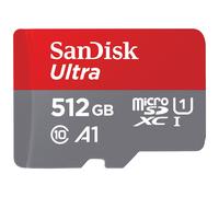 SanDisk 512GB Ultra microSDXC card + SD adapter, Memory card Full HD, up to 1...