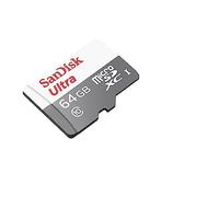 SanDisk 64 GB SDSQUNS-064G-GN3MA Class 10 Ultra Android MicroSDXC Memory Card and SD Adapter