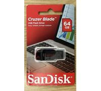 SanDisk 64GB Cruzer Blade USB 2.0 Flash Drive 64 GB Black