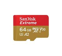 SanDisk 64GB Extreme microSDXC card + SD adapter + RescuePRO Deluxe, up to
