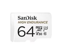 SANDISK 64GB HIGH Endurance microSD Card + Adapter