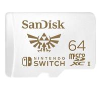 SanDisk 64GB microSDXC card for Nintendo Switch consoles up to 100 MB/s UHS-I Class 10 U3