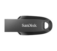 SanDisk 64GB Ultra Curve USB 3.2 Flash Drive, USB Stick, memory stick up to 100 MB/s read speeds, RescuePRO data recovery software, keyring loop, Bla