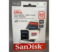 SanDisk Ultra Memory UHS-I SDXC Card 64 GB Black