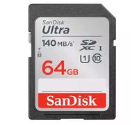 SanDisk Ultra Memory UHS-I SDXC Card 64 GB Black