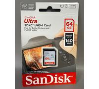 SanDisk 64GB Ultra SDXC Card Class 10 UHS-I Memory Card 140MB/s Brand New