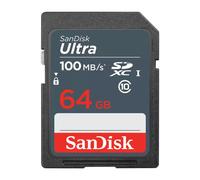 SanDisk 64GB Ultra SDXC Class 10 UHS-I Card 100MB/s