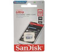 SANDISK - CARDS 256GB Ultra Lite White/Gray MICROSDXC 100MB/S Class 10 UHS-