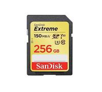 SANDISK - CARDS EXTREME PLUS 256GB SDHC MEMORY CARD 190MB/S 130MB/S UHS-I CLASS