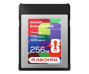 SANDISK CFexpress Type B Card FIFA World Cup 2026 Edition 256GB (read speeds up to 1700MB/s, write speeds up to 1200MB/s, shoot the FIFA World Cup 2026 in up to 4K RAW)