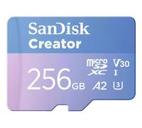 SanDisk Creator - flash memory card - 256 GB - microSDXC UHS-I