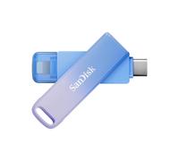 SanDisk Creator Phone Drive 128 GB (For iPhone, iPad, PC & Mac, Lightning & USB Type-C Connectors, up to 90 MB/s transfer, Automatic Backup, Password Protection, 3 Month Adobe Lightroom included)
