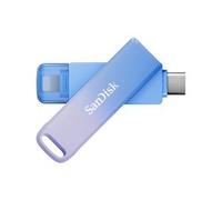 SanDisk Creator Phone Drive 128 GB (For iPhone, iPad, PC & Mac, Lightning & USB Type-C Connectors, up to 90 MB/s transfer, Automatic Backup, Password Protection, 3 Month Adobe Lightroom included)