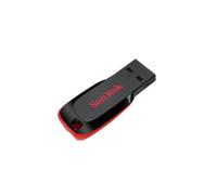 Sandisk Cruzer Blade 128GB USB 2.0 Type-A Black and Red - USB flash drive