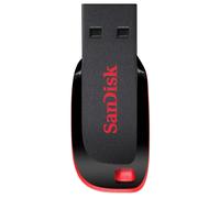 SanDisk Cruzer Blade 64 GB USB Type-A 2.0 Capless 2.5 g Black Red