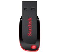 Sandisk Cruzer Blade. Capacity: 64 GB Device interface: USB Type-A USB version: 2.0. Form factor: Capless. Weight: 2.5 g. Product colour: Black Red
