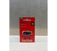 SanDisk Cruzer Blade USB Flash Drive 32GB USB Type-A 2.0, Red and Black