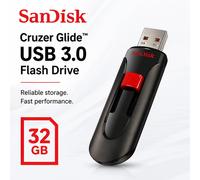 SanDisk Cruzer Glide 32GB USB 3.0 Flash Drive High Speed USB Stick Memory Pen
