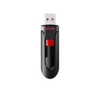 SanDisk Cruzer Glide 64 GB USB Flash Drive USB 2.0, Black & Red
