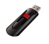 SanDisk Cruzer Glide USB Flash Drive, Black And Red, SDCZ60-032G-B35