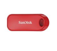SanDisk Cruzer Snap 32 GB USB Flash Drive - Red, SDCZ62-032G-G35R With Keyring