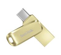 Sandisk Dual Drive Luxe, Usb Type-C & Type-A Flash 128 Gb (Smartphone Storage, Memory Stick Up To 400 Mb / S, Reversible And