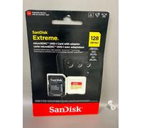 SanDisk Extreme | 128GB | Micro SD XC | UHS-I U3 A2 V30 Memory Card + Adapter BN