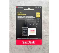 SanDisk Extreme 128GB Micro SD XC | UHS-I U3 V30 190mbs | Memory Card + Adapter
