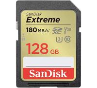 SanDisk Extreme SDXC Card 128 GB Black, Gold
