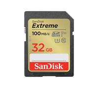 SanDisk Extreme 32 GB UHS-I Class 10 SDXC Memory Card 32 GB SDXC Class 10 UHS-I 100 MB/s 60 MB/s