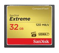 SanDisk Extreme 32GB Compact Flash Memory Card UDMA 7 Speed Up To 120MB/s- SDCFXS-032G-X46