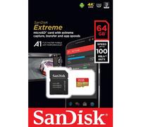 Sandisk Extreme 64GB 64G Micro SD SDXC 100MB/s Class 10 Memory Card U3 4K A1