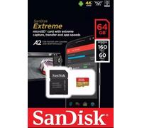 Sandisk 64GB Extreme microSDXC memory card Class 10