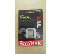 SanDisk Extreme 64GB SDXC Class 10 U3 V30 Memory Card