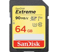 SanDisk Extreme 64GB SDXC Class 10 U3 V30 Memory Card