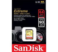 SanDisk Extreme 64GB SDXC Class 10 U3 V30 Memory Card