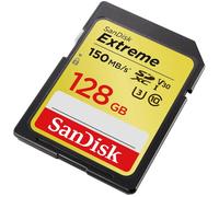 SanDisk Extreme SDXC Card 128 GB Black, Gold