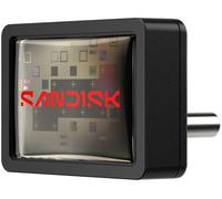 Sandisk Extreme Fit USB-C Flash Drive - 128 GB, Black, Black