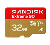 SanDisk Extreme GO microSDHC Card 100MBs UHSI U3 V30 32GB SDSQXGN-032G-GN6MN
