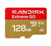 SanDisk Extreme GO microSDXC Card 240MBs UHSI U3 V30 128GB SDSQXGN-128G-GN6MN